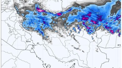 هواشناسی ایران ۲۲ بهمن؛ هشدار بارش تگرگ و باران در جنوب کشور - هشت صبح