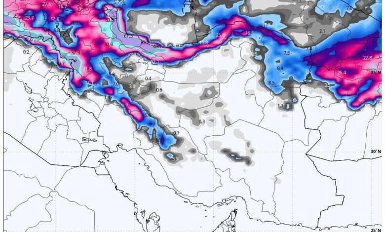 هواشناسی ایران ۲ اسفند؛ هشدار بارش سنگین برف و یخبندان در ۱۵ استان - هشت صبح