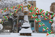 (تصاویر) خودنمایی زمستان با بارش اولین برف در اهر