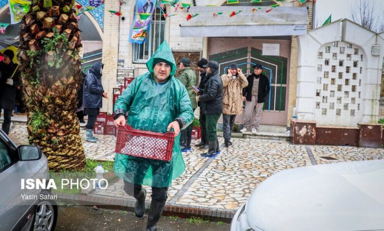 (تصاویر) سیل در رشت