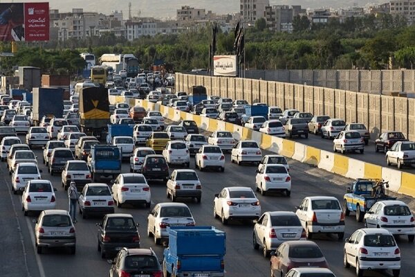 ترافیک سنگین در محور چالوس - هشت صبح