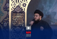 دعای فرزند سیدحسن نصرالله در حرم مطهر رضوی برای مقام معظم رهبری - هشت صبح