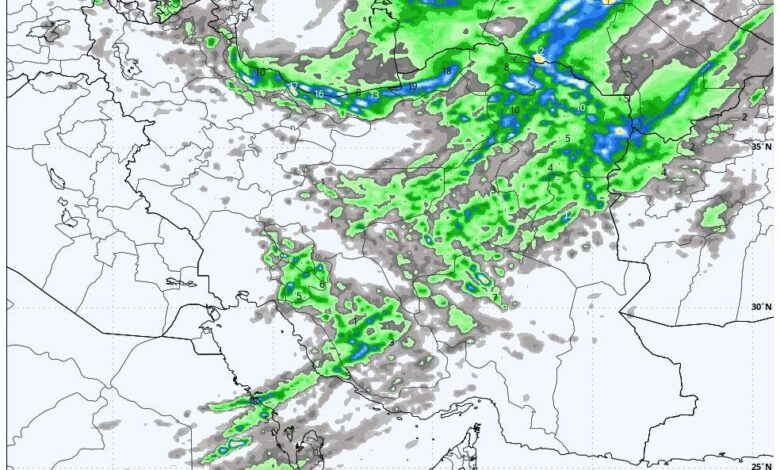 هواشناسی ایران ۴ فروردین؛ هشدار بارش باران و وزش باد شدید در اکثر نقاط - هشت صبح