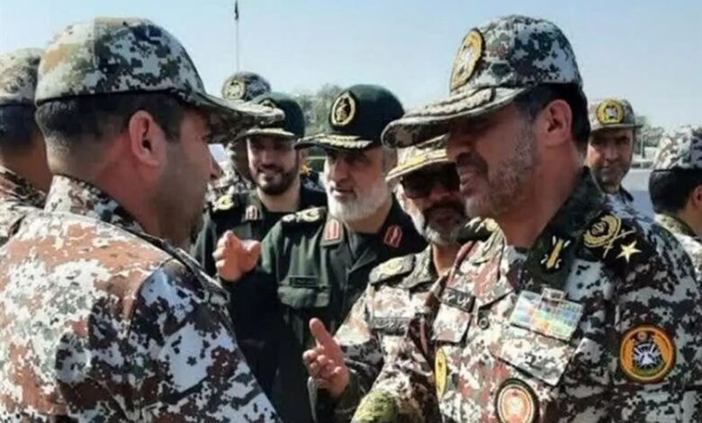 بازدید سردار حاجی زاده و امیر صباحی فرد از پدافند هوایی جنوب شرق کشور