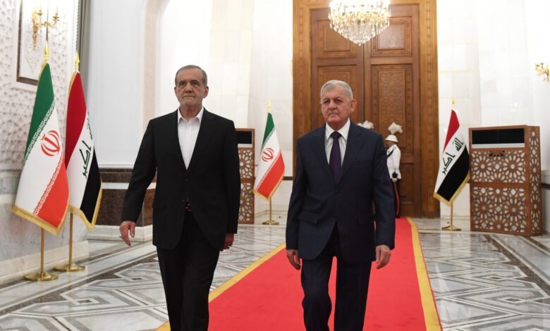 گفتگوی پزشکیان با همتای عراقی خود؛ عبداللطیف رشید: آماده هر نوع همکاری و همراهی با ایران در راستای ارتقای ثبات، امنیت و رفاه دو کشور هستیم