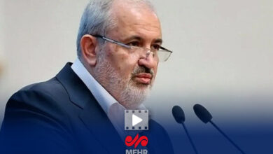 عذرخواهی وزیر نیرو از قطعی برق در مراسم بیستمین جشنواره شهید رجایی - هشت صبح