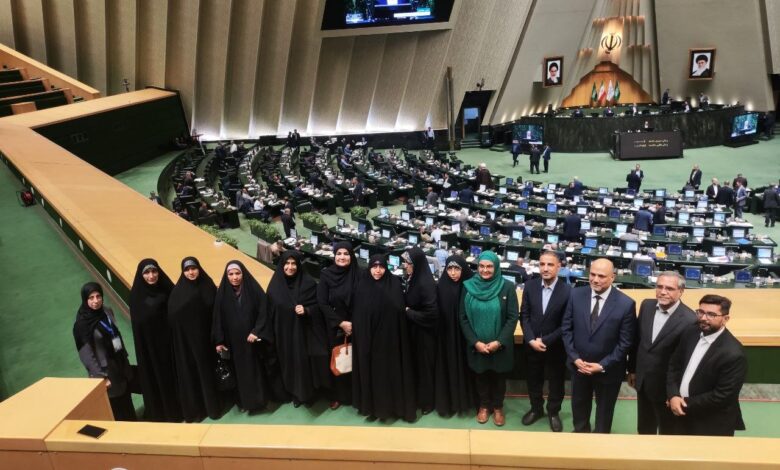 حضور جمعی از نمایندگان عراق و بلغارستان در مجلس