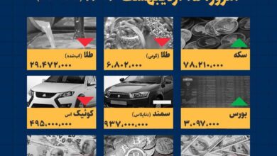 اینفوگرافیک / امروز ۱۵ اردیبهشت قیمت‌ها چقدر است؟