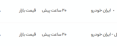 قیمت پژو پارس، امروز ۲۵ اردیبهشت ۱۴۰۴