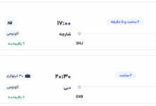 قیمت بلیط هواپیما تهران-دبی، امروز ۲۷ اردیبهشت ۱۴۰۴