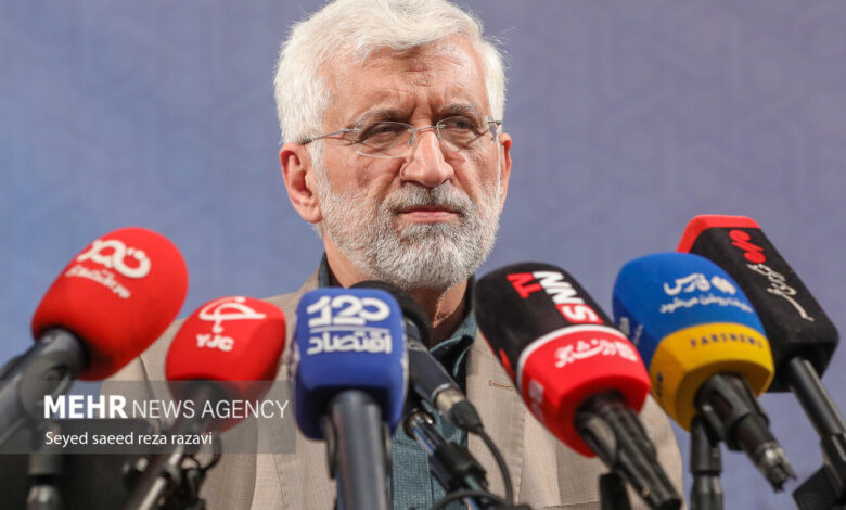 جلیلی: متاسفانه هنوز اثری سینمایی از طوفان الاقصی تولید نشده است - هشت صبح