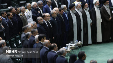 مراسم بزرگداشت شهدای خدمت در مجلس شورای اسلامی