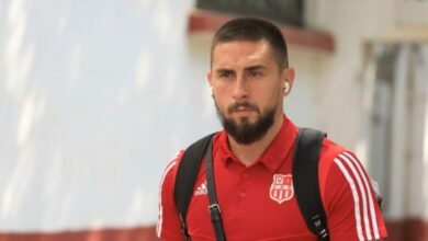 تمرین گندوز با تیم ملی فوتبال الجزایر