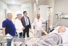 حسن روشن از بیمارستان مرخص شد/ دیدار دو اسطوره در حضور قلعه‌نویی