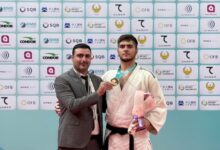 قهرمانی جودوکار نوجوان ایران در کاپ آسیایی تاشکند