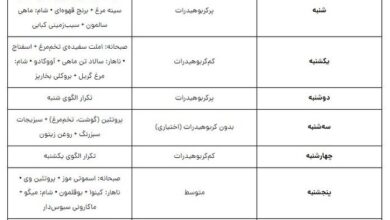 یک رژیم غذایی فوق‌العاده برای لاغری و حفظ عضله+  برنامه هفتگی