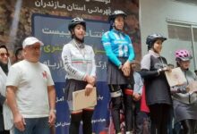 برترین‌های مسابقات دوچرخه‌سواری کراس‌کانتری بانوان مازندران در آمل مشخص شد