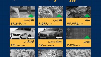 اینفوگرافیک / امروز ۱۲ خرداد قیمت‌ها چقدر است؟