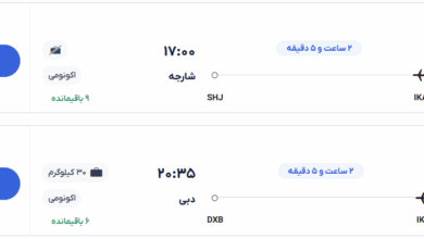 قیمت بلیط هواپیما تهران-دبی، امروز ۱۷ خرداد ۱۴۰۴