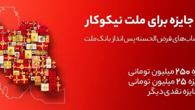 جایزه باران سپرده‌گذاران در جشنواره بزرگ حساب‌های قرض‌الحسنه پس انداز بانك ملت