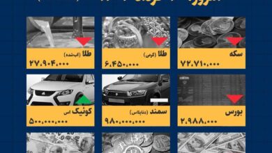 اینفوگرافیک / امروز ۲۰ خرداد قیمت ها چقدر است؟