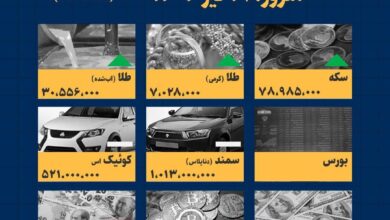 اینفوگرافیک / امروز ۱۹ تیر قیمت ها چقدر است؟