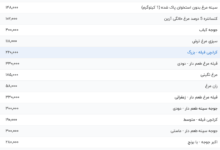 قیمت گوشت مرغ، امروز ۲۸ تیر ۱۴۰۴