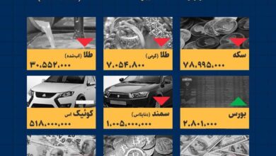 اینفوگرافیک / امروز ۲۸ تیر قیمت ها چقدر است؟