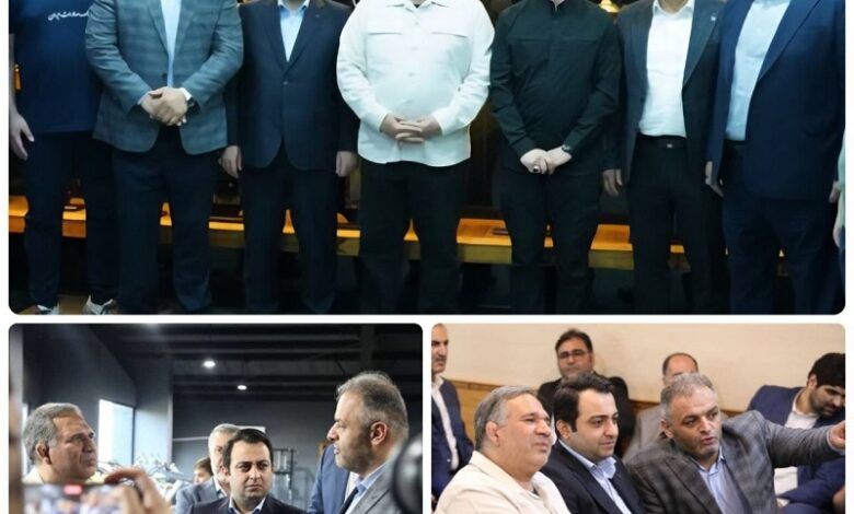 رئیس کمیسیون اقتصادی مجلس و مدیرعامل بانک صادرات ایران در اردوی ملیپوشان وزنهبرداری/ اهدای نشان ویژه فدراسیون وزنهبرداری به محسن سیفی به پاس حمایت از قهرمانان کشور