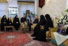 دیدار قالیباف با دو دختر و برادر سپهبد شهید باقری - هشت صبح