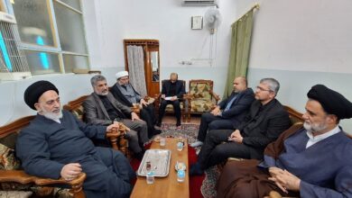 دیدار هیئت پارلمانی ایران با امام جمعه نجف اشرف - هشت صبح