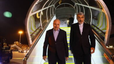 قالیباف برای شرکت در کنفرانس روسای مجالس جهان وارد فرودگاه ژنو شد - هشت صبح