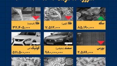 اینفوگرافیک / امروز ۱۴ مرداد قیمت ها چقدر است؟