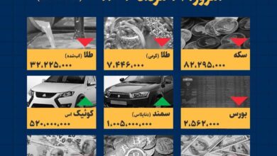 اینفوگرافیک / امروز ۱۹ مرداد قیمت ها چقدر است؟