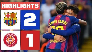 برد دراماتیک بارسلونا برابر خیرونا با گل ثانیه‌های پایانی