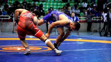 بانک شهر با پلنگ مازندران لیگ برتر کشتی ایران را طوفانی شروع کرد