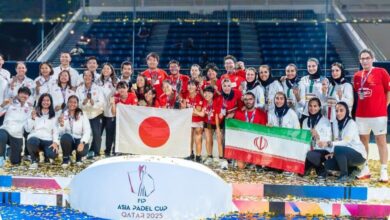 نایب قهرمانی تیم پدل زنان ایران در آسیا/ تیم مردان چهارم شد