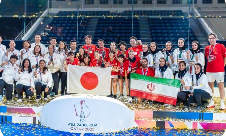 نایب قهرمانی تیم پدل زنان ایران در آسیا/ تیم مردان چهارم شد