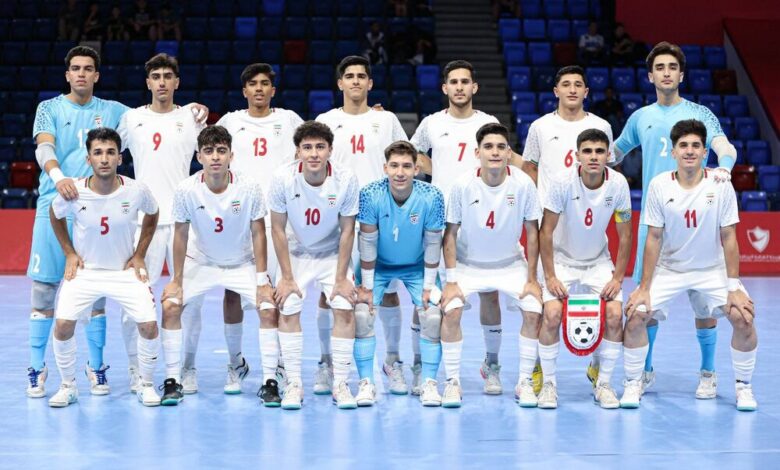 صعود پسران فوتسال ایران به نیمهنهایی با ۱۴ گله کردن سعودیها