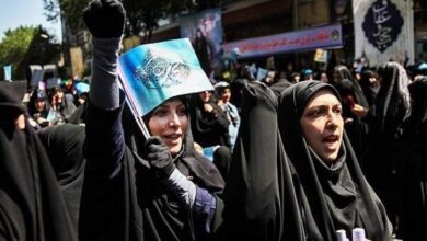 حضور پرشور مردم در اجتماع بزرگ حجاب فاطمی در تهران - هشت صبح