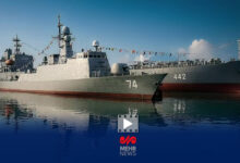 تصاویری از الحاق ناو سهند و ناوبندر کردستان به نیروی دریایی ارتش - هشت صبح