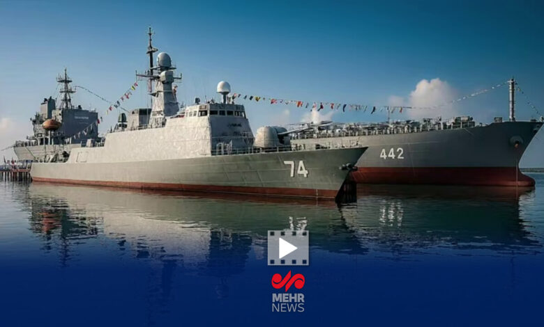 تصاویری از الحاق ناو سهند و ناوبندر کردستان به نیروی دریایی ارتش - هشت صبح