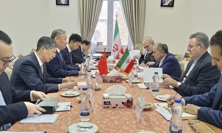 دیدار معاونان سیاسی وزرای خارجه ایران و چین در خصوص آخرین وضعیت پرونده هسته ای ایران