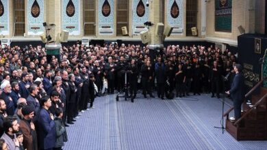 مراسم عزاداری شب شهادت حضرت زهرا (س) در حسینیه امام خمینی (ره) - هشت صبح