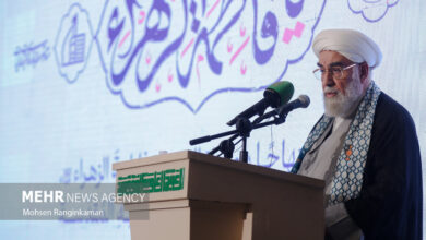 مراسم بهره برداری رسمی از صحن حضرت زهرا (س) در نجف