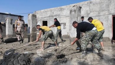 امدادرسانی نیروی دریایی ارتش به سیلزدگان بندر جاسک - هشت صبح