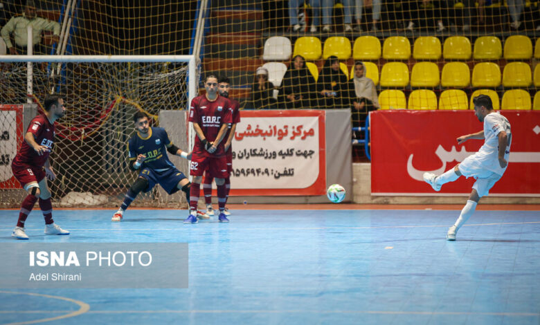 نتایج هفته هجدهم لیگ برتر فوتسال؛ رقابت نزدیک گیتی پسند و مس سونگون