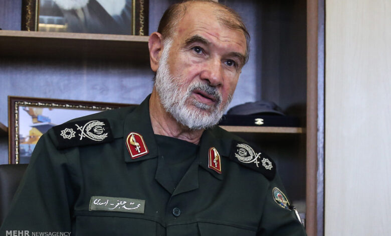 سردار اسدی: حضور ناوهواپیمابر در منطقه تبلیغاتی است - هشت صبح