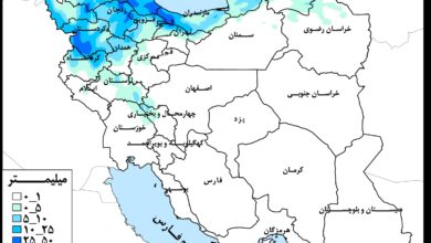 سامانه بارشی شمال و شمال‌غرب کشور را فرا می‌گیرد؛ خزر در صدر حوضه‌های