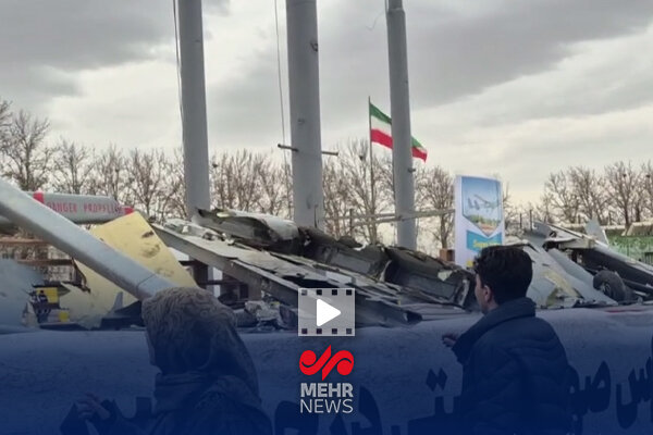 رونمایی از پهبادهای‌ ساقط‌شده‌ دشمن درجنگ ۱۲روزه - هشت صبح